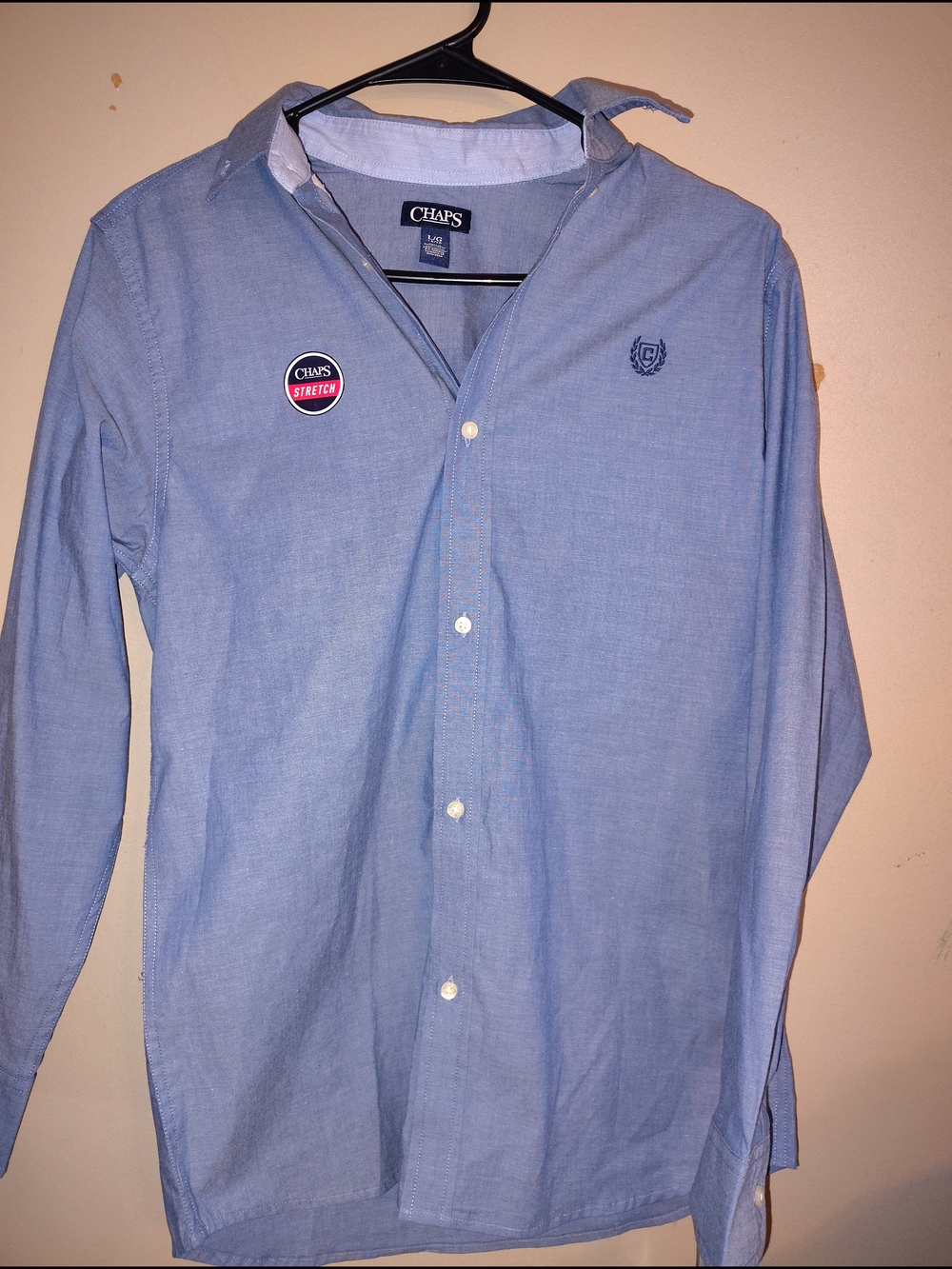 Chaps Light Blue Button-Down Shirt for Kids